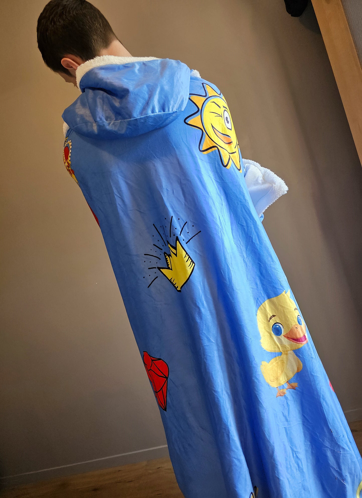 Cozy Little Prince - Hooded Blanket