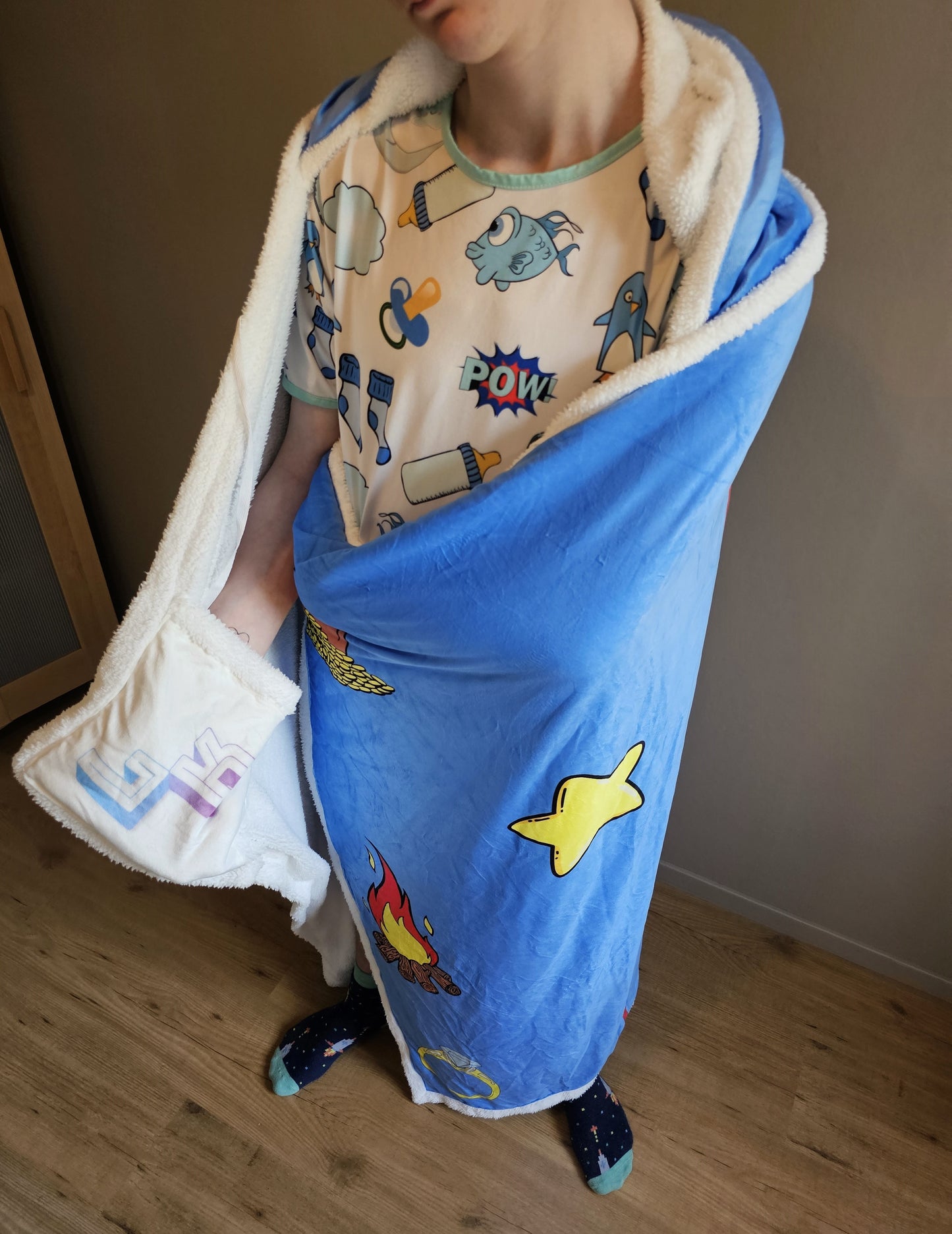 Cozy Little Prince - Hooded Blanket