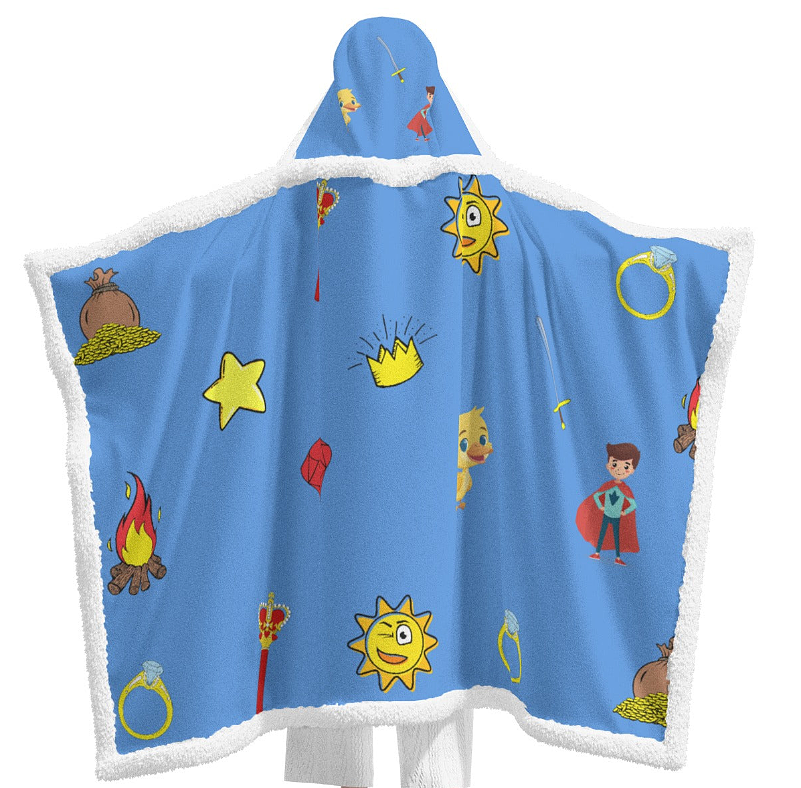 Cozy Little Prince - Hooded Blanket